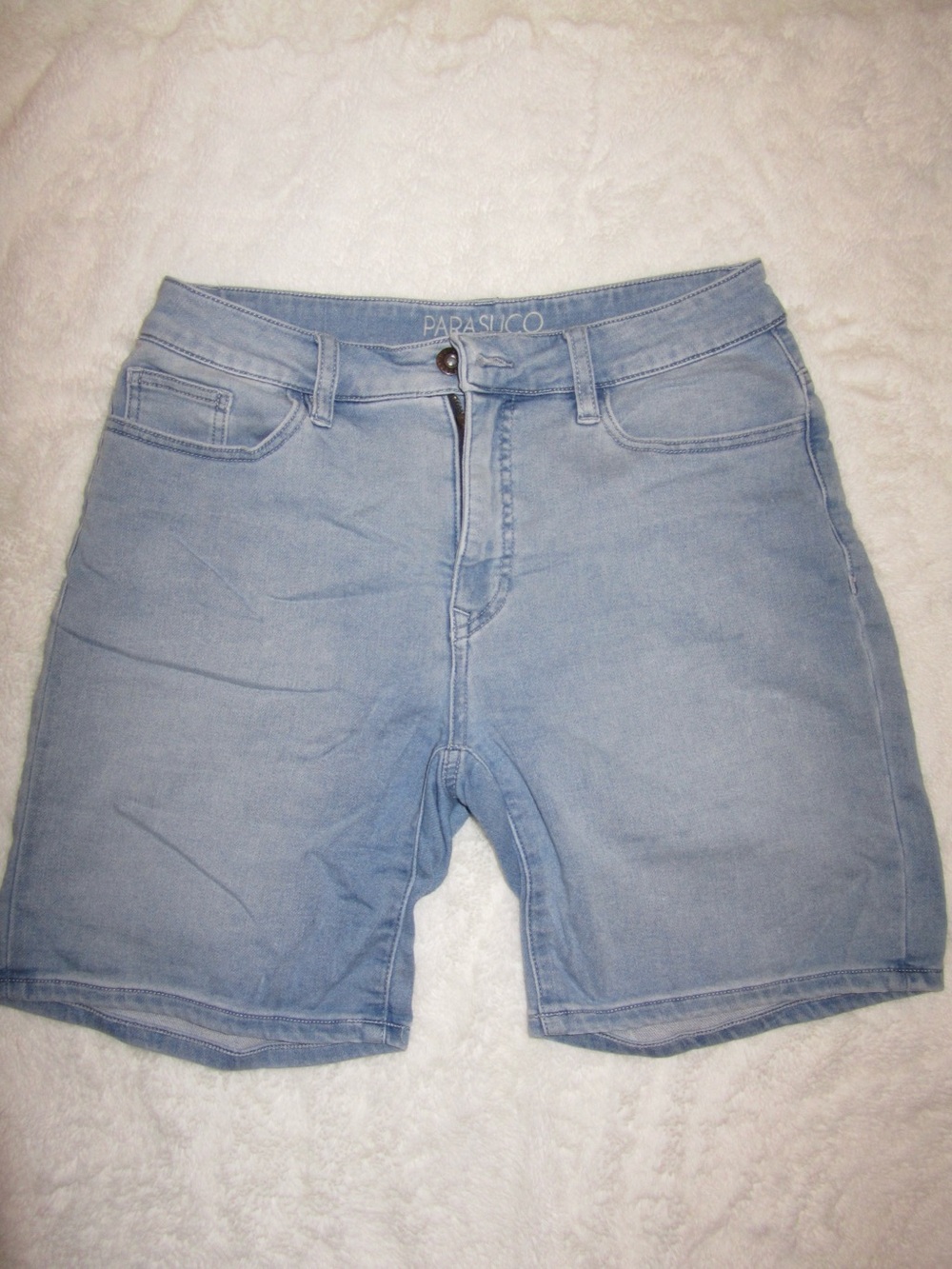 Parasuco Light Blue Denim Shorts